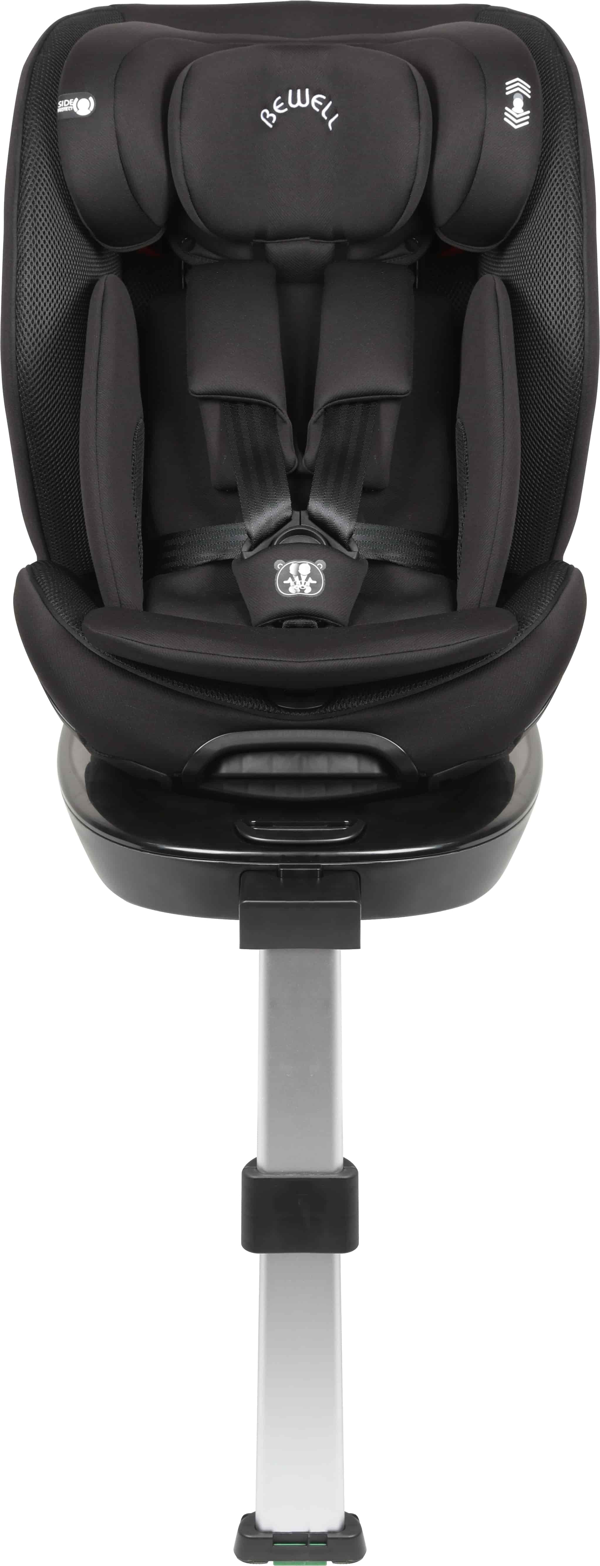 ISOFIX eta euskarri-hanka Haurrentzako kotxeko segurtasun-eserlekua 40-150 cm-ko haurrentzako
